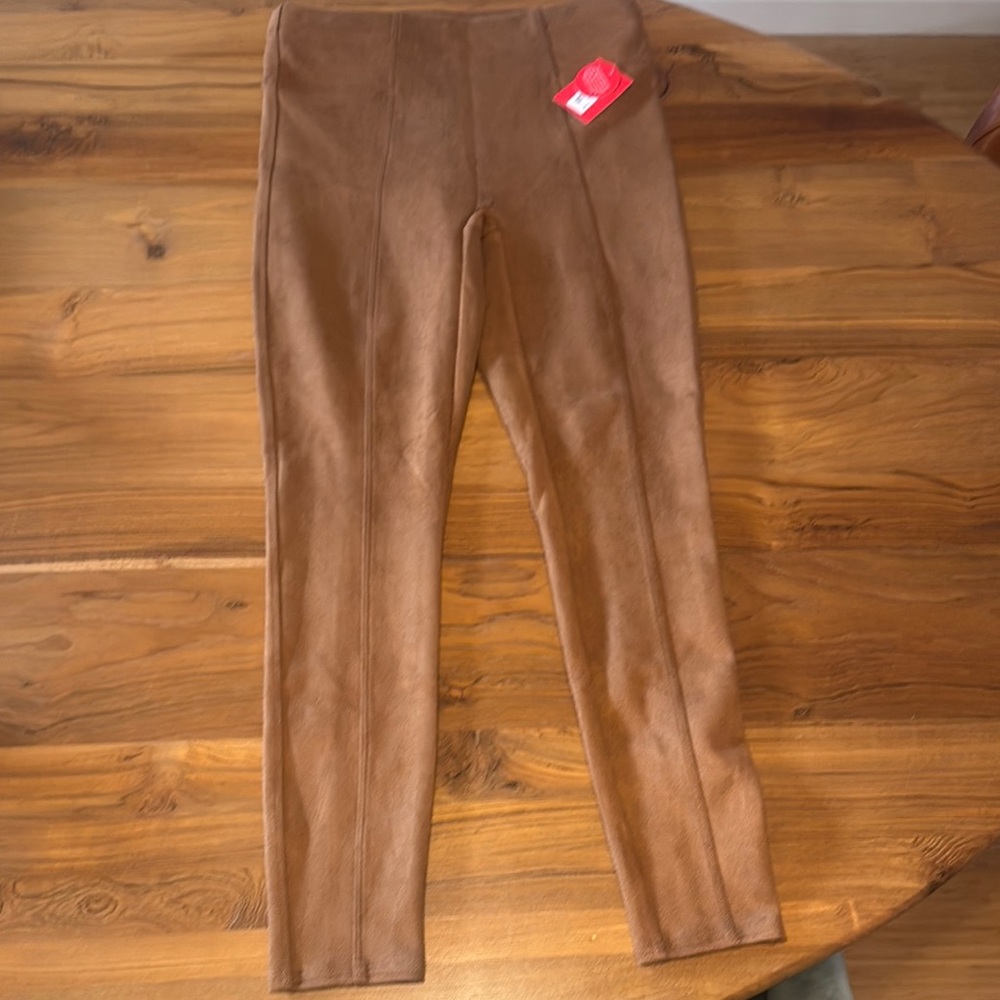 Brand New Faux Suede SPANX leggings
